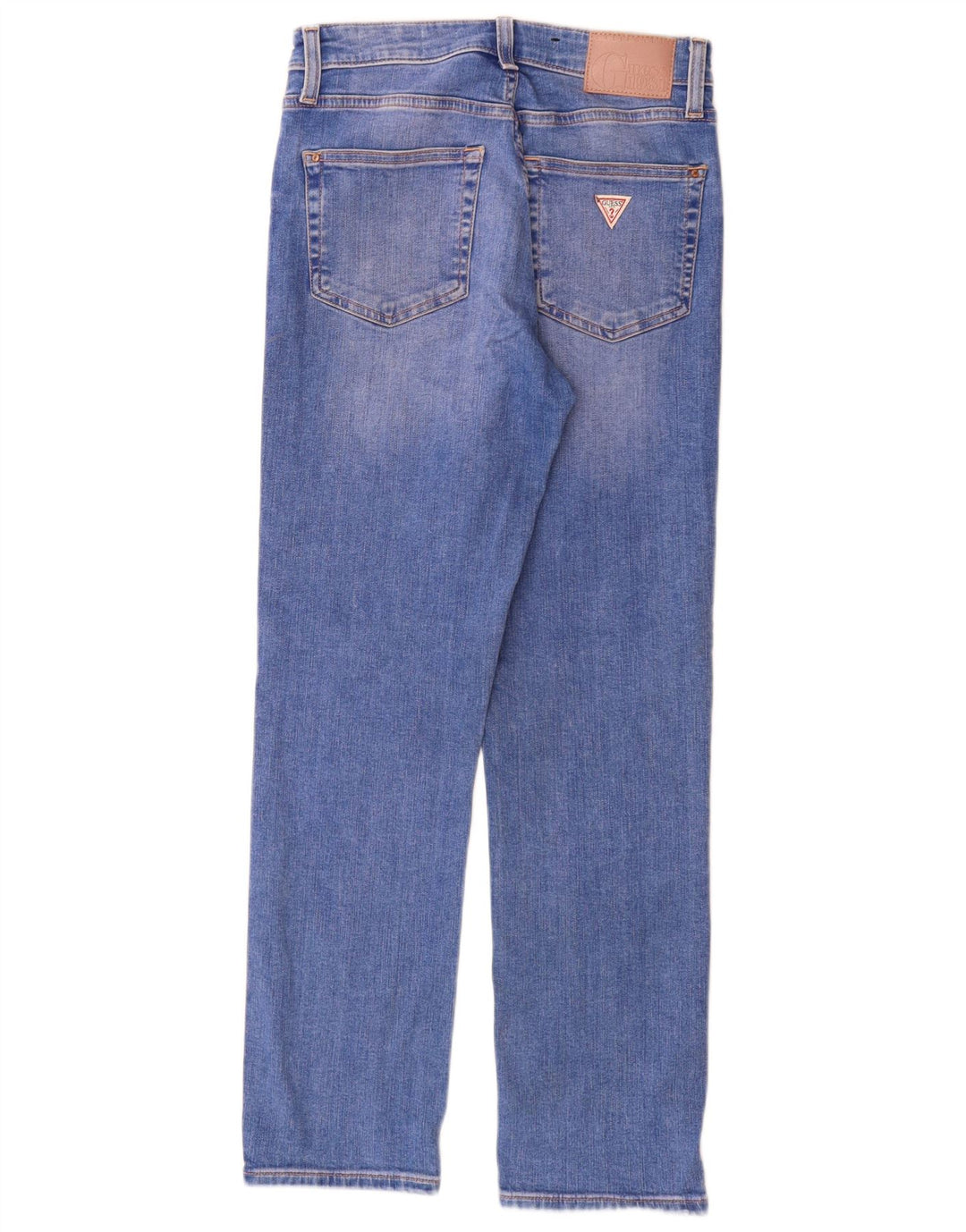 Guess Jeans retos femininos W26 L28 algodão azul