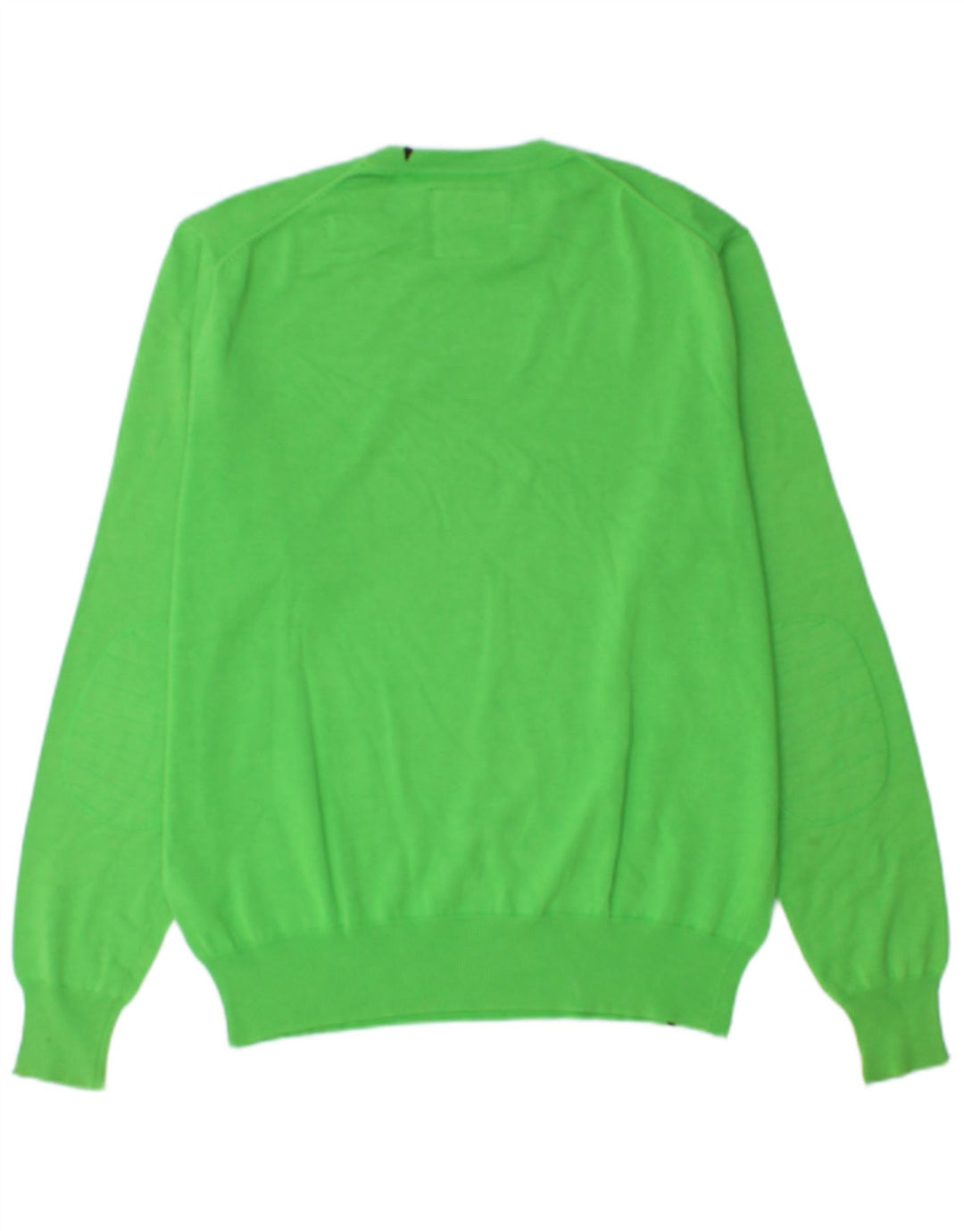 Suéter masculino Sun68 com gola redonda e algodão verde médio