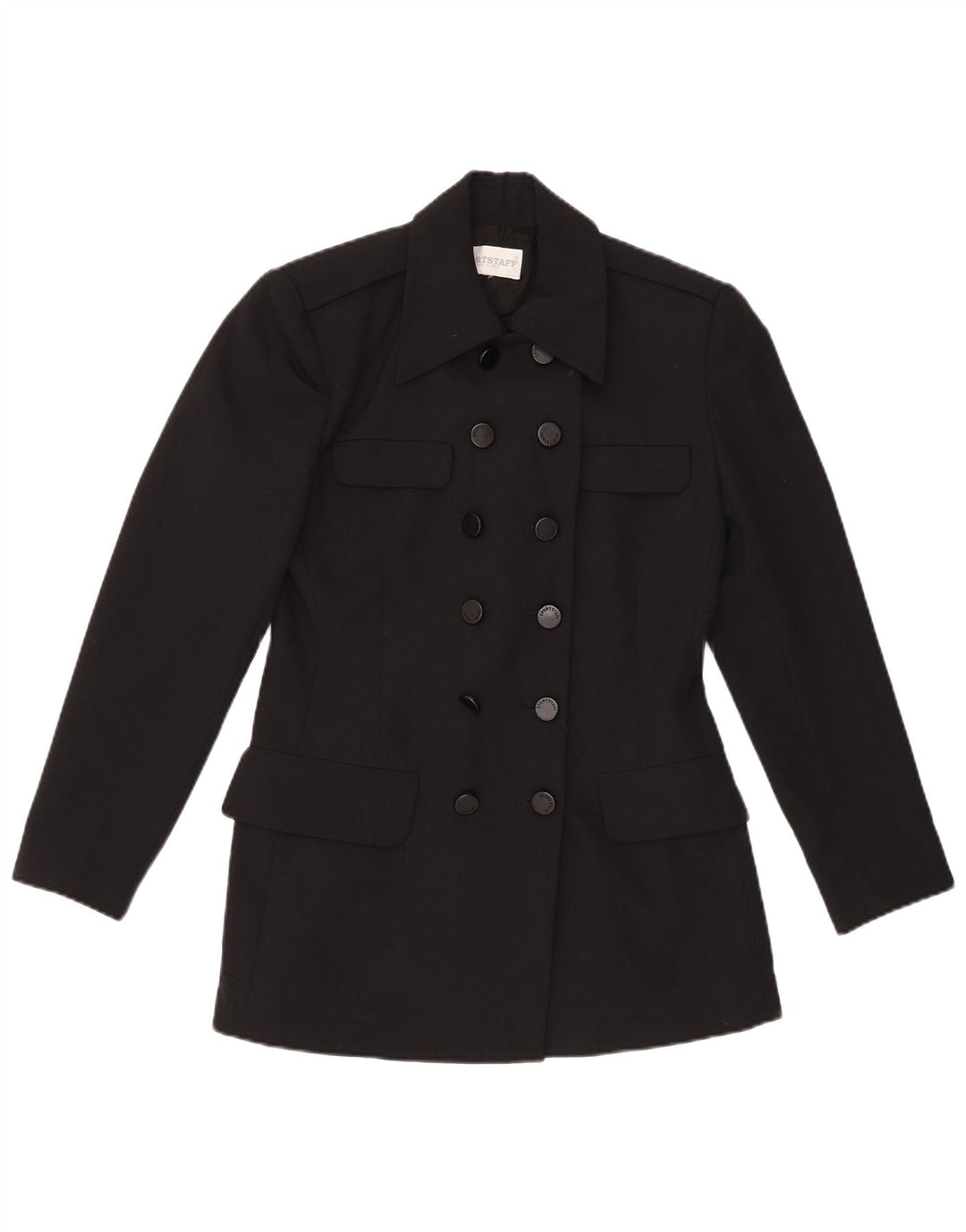 Jaqueta blazer feminina SPORTSTAFF Longline Reino Unido 12 médio preto
