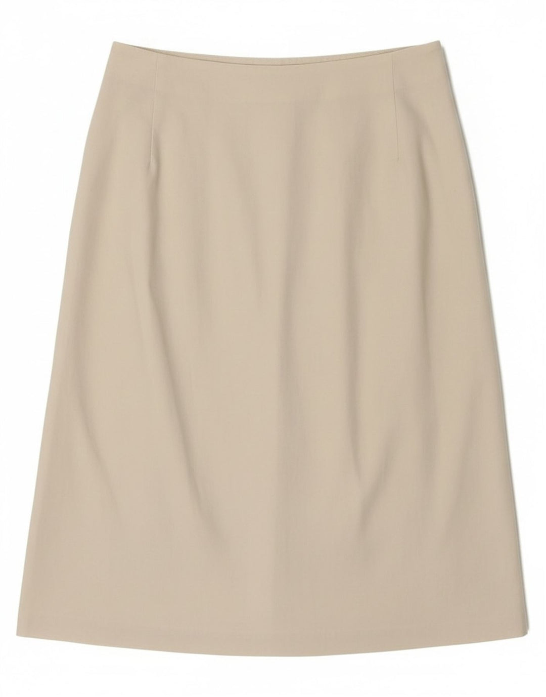 Saia feminina Benetton A-Line IT 42 médio W28 algodão branco