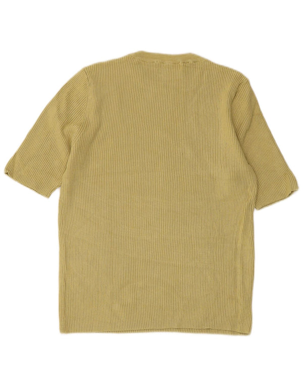 Camiseta feminina Marks & Spencer Top UK 12 Viscose verde médio