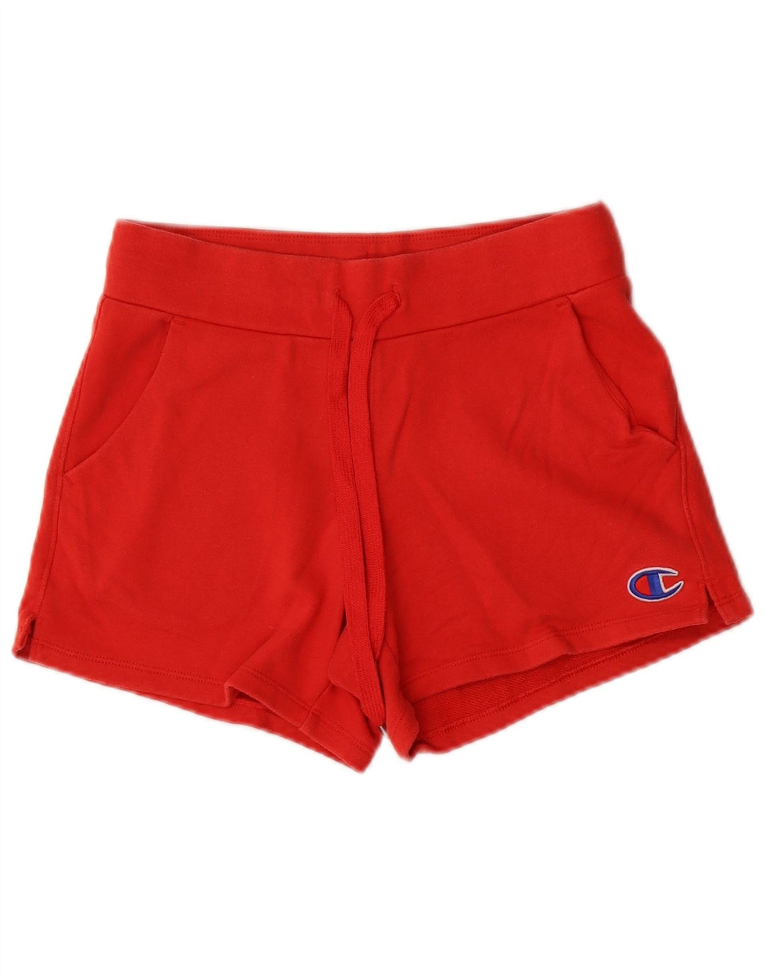Shorts esportivos femininos Champion UK 6 XS algodão vermelho