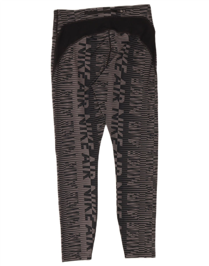 Calça de treino feminina Nike Air Graphic UK 14 cinza médio geométrico