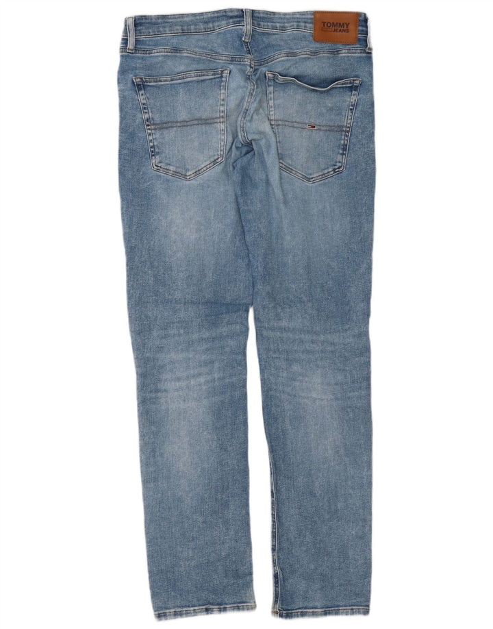 Tommy Hilfiger Masculino Scanton Slim Jeans W34 L32 Azul