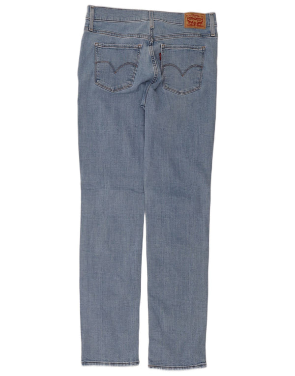 Calça jeans feminina Levi's 314 Shaping Straight W28 L32 azul algodão