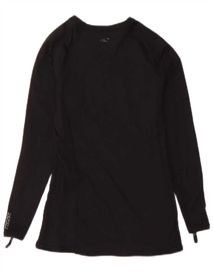 Top feminino O'Neill Performance Fit manga comprida Reino Unido 14 grande nylon preto