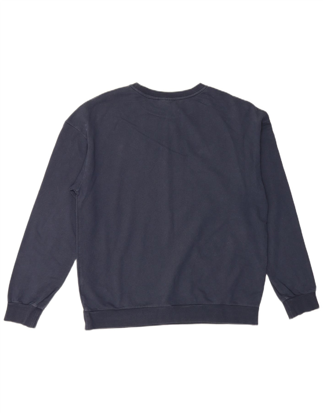 Hugo Boss moletom gráfico masculino jumper médio algodão azul marinho