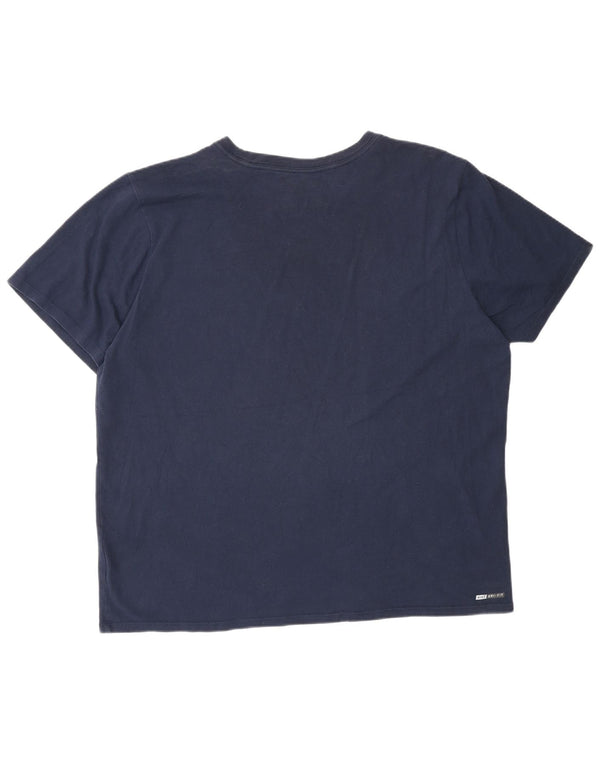 Camiseta masculina Hurley Dri Fit Graphic Top XL Azul Marinho Algodão
