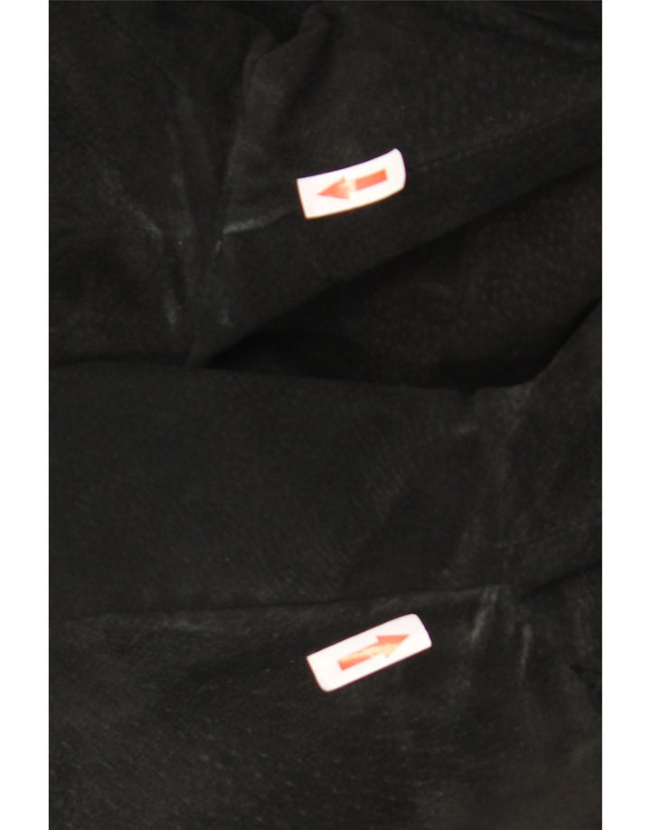 Jaqueta blazer masculina vintage de camurça com 3 botões Reino Unido 38 médio preto