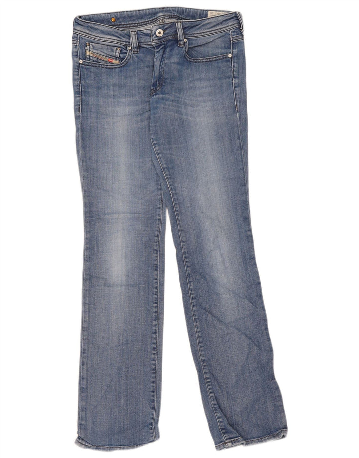 DIESEL feminino Ronhy Straight Jeans W30 L30 Azul Algodão