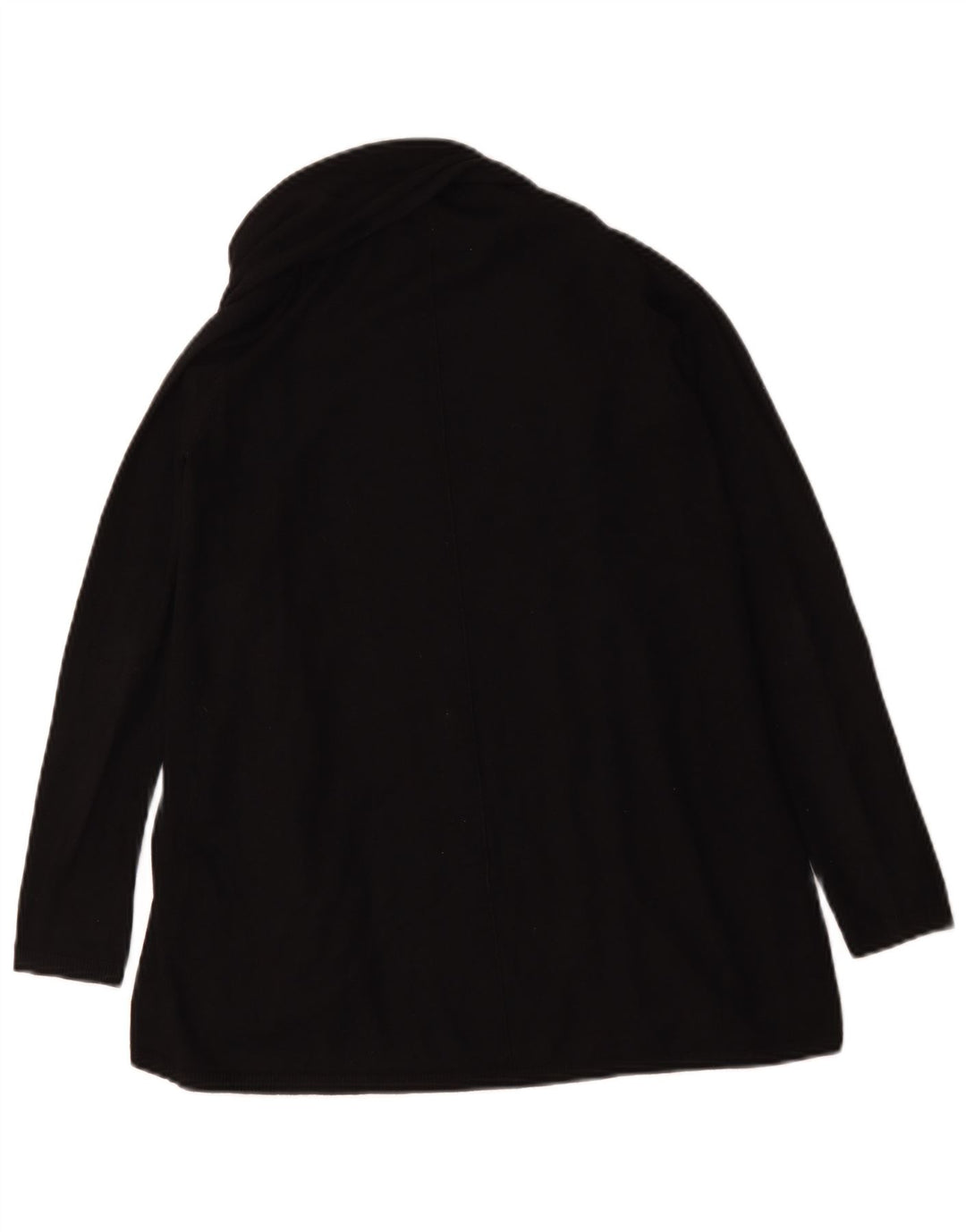 Suéter cardigã feminino Zara Reino Unido 10 pequeno viscose preta