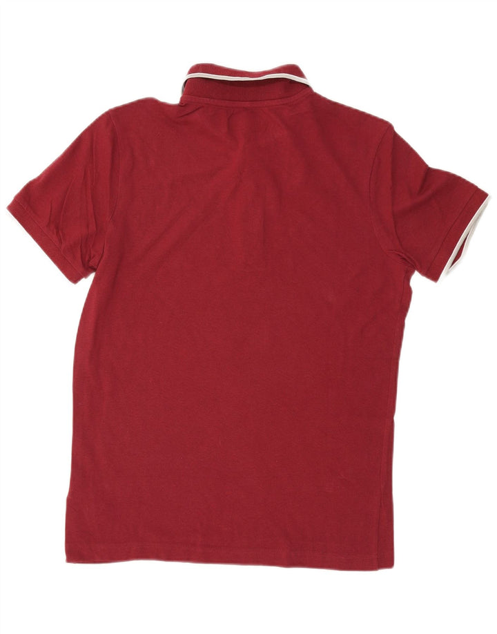 Camisa polo masculina KAPPA pequena algodão Borgonha