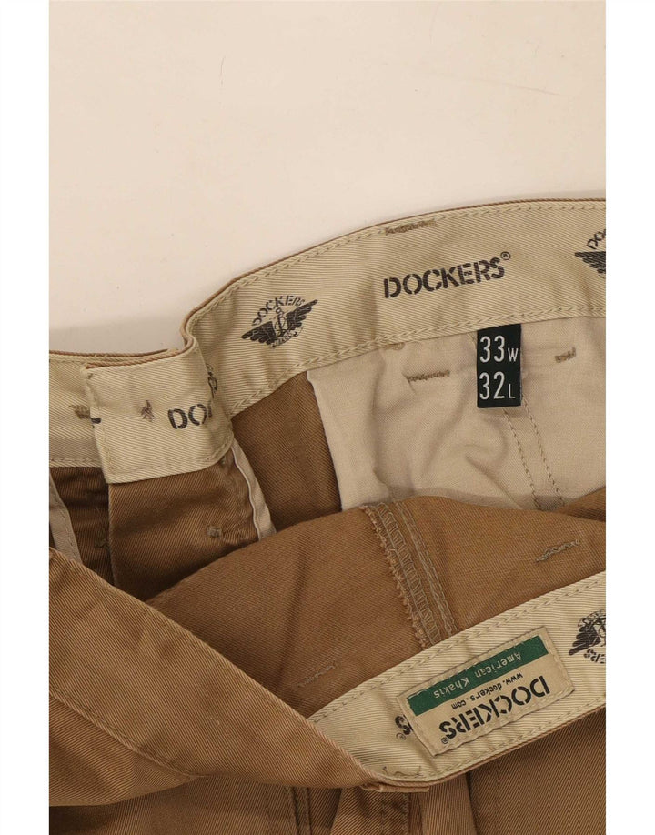 Calça cargo masculina Dockers reta W33 L32 bege