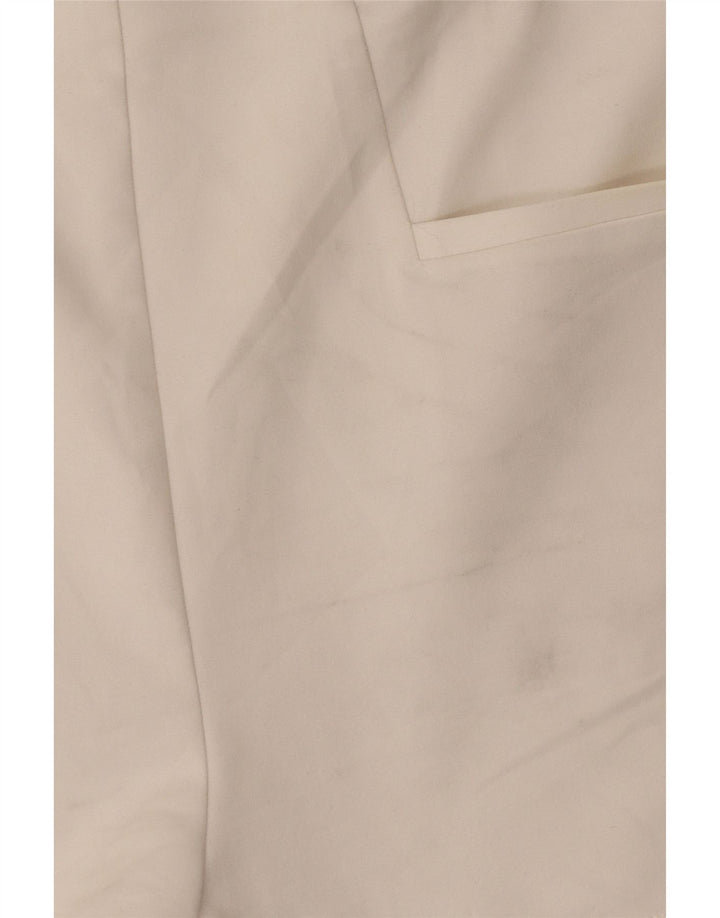 Zara Shorts feminino casual médio W28 branco