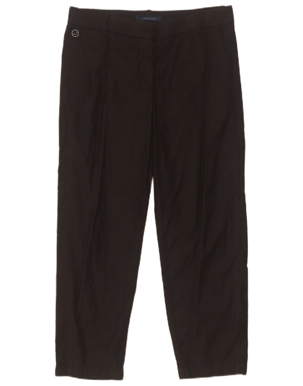 Calça feminina Jacob Cohen reta cortada W28 L24 algodão preto