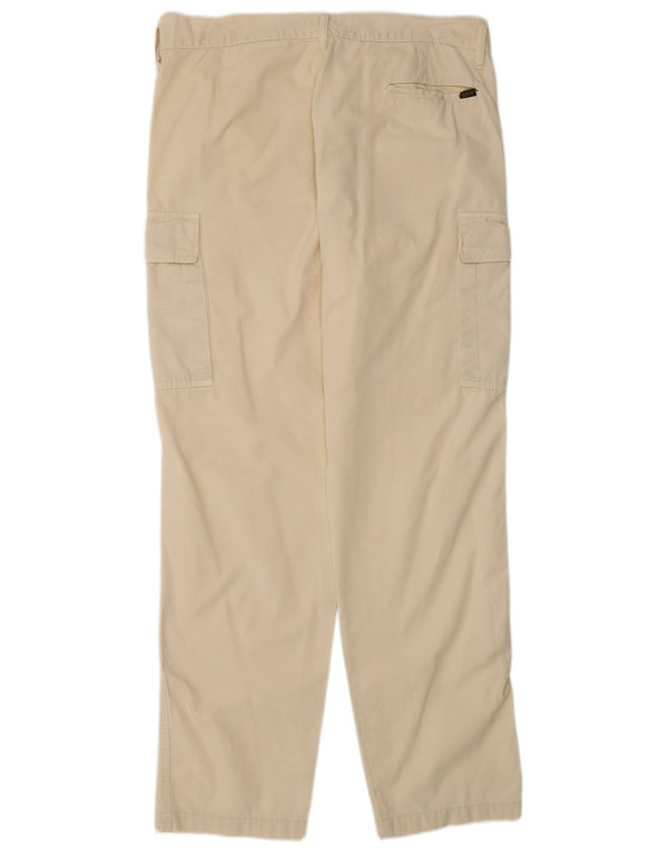 Calça cargo reta masculina Replay W34 L31 algodão branco