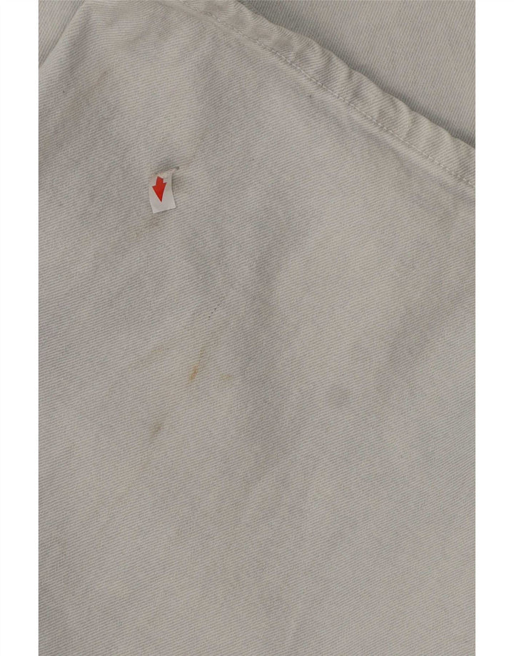 Macacão jeans feminino Zara Reino Unido 16 grande algodão azul