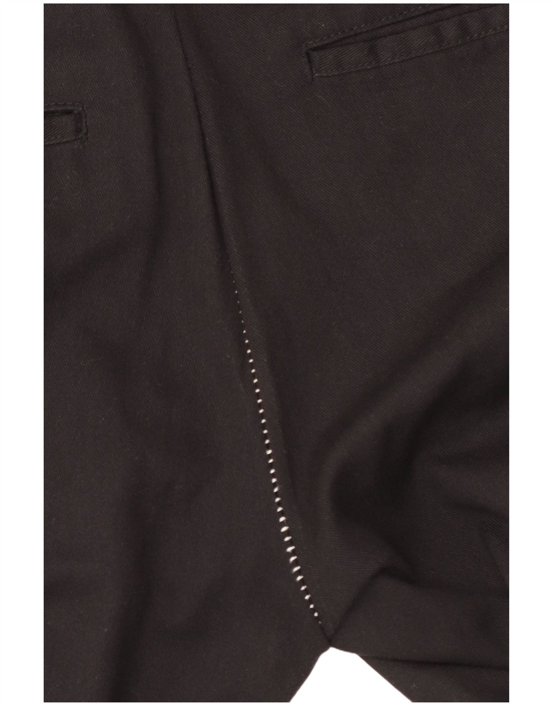 Calças Dickies masculinas Slim Fit Chino W36 L32 poliéster preto