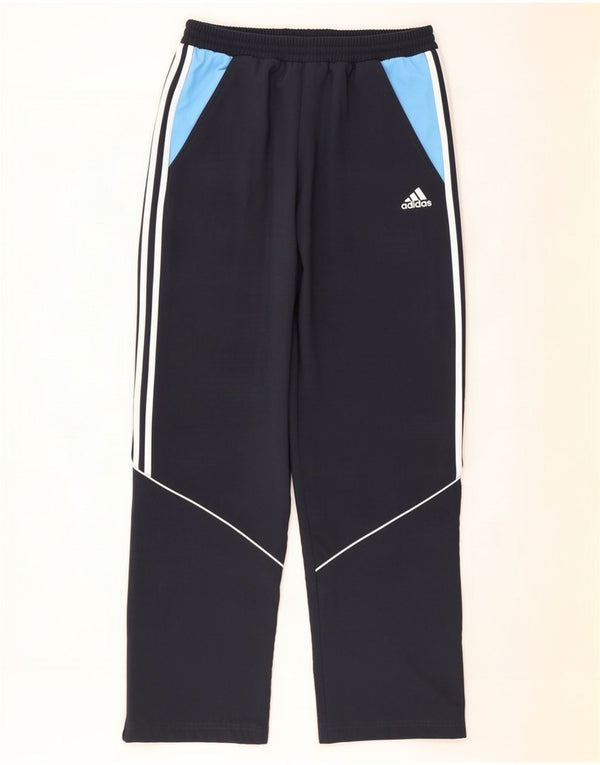 Calça de treino masculina Adidas UK 40/42 médio azul marinho colorblock