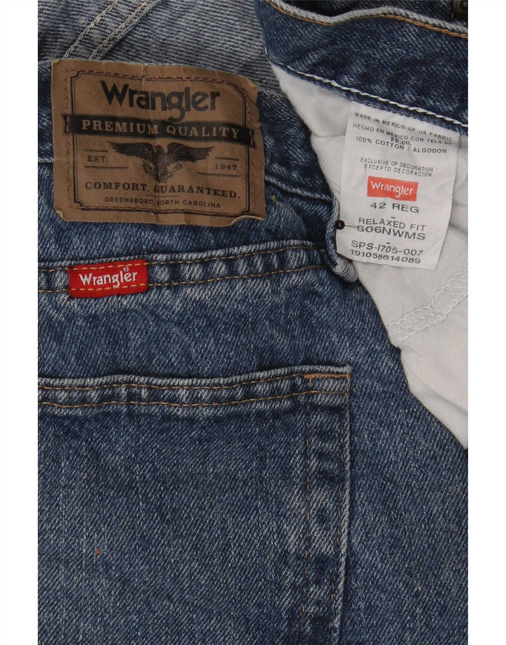 Shorts jeans masculino Wrangler W42 2XL algodão azul