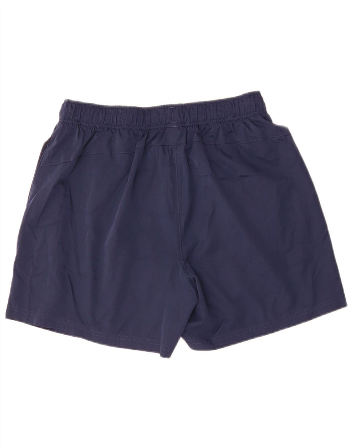 Shorts esportivos masculinos Puma grandes poliéster azul marinho