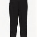 Leggings femininas Lululemon US 10 grandes pretas manchadas