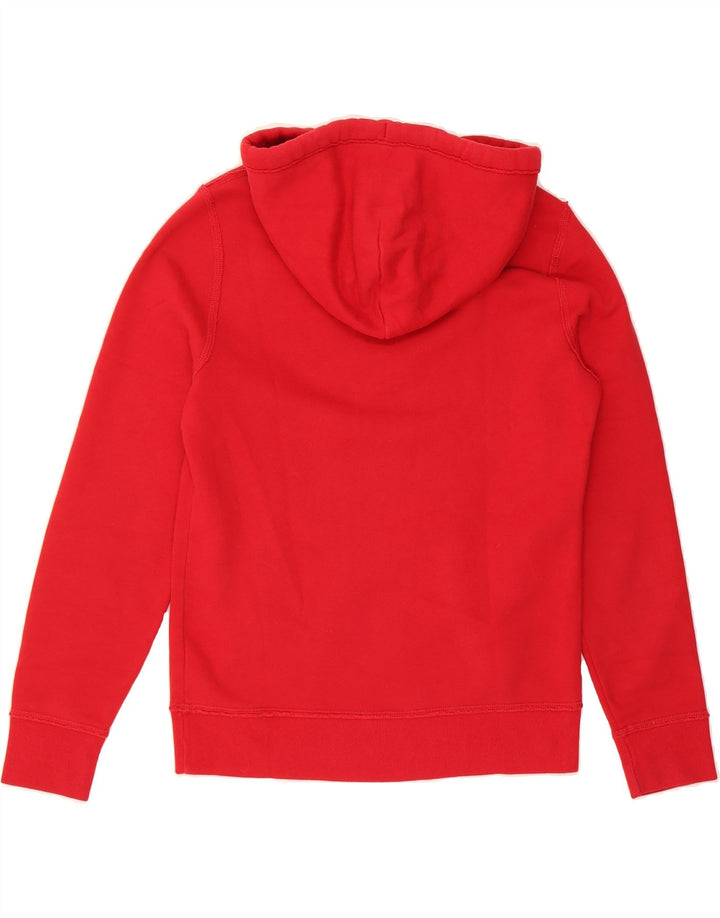 HOLLISTER Mens Hoodie Jumper Small Red Cotton Vintage Hollister and Second-Hand Hollister from Messina Hembry 