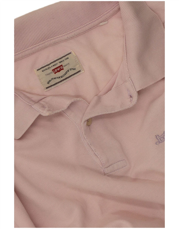 Camisa polo masculina Levi's grande rosa