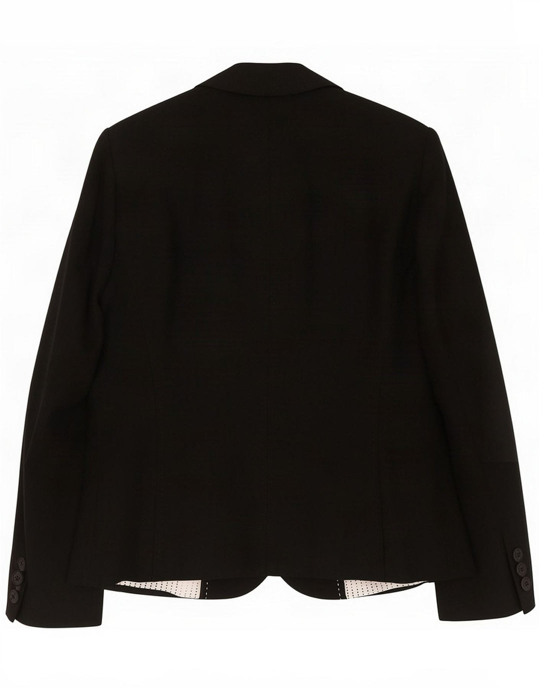 Jaqueta blazer feminina de 3 botões Marks & Spencer Reino Unido 12 linho preto médio