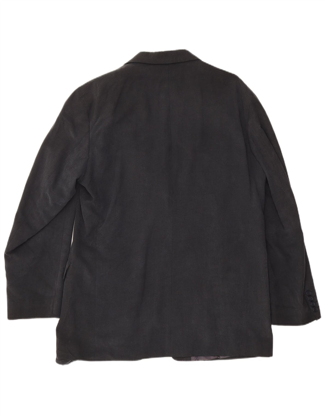 Jaqueta blazer masculina de 3 botões Marks & Spencer UK 42 XL azul marinho Lyocell