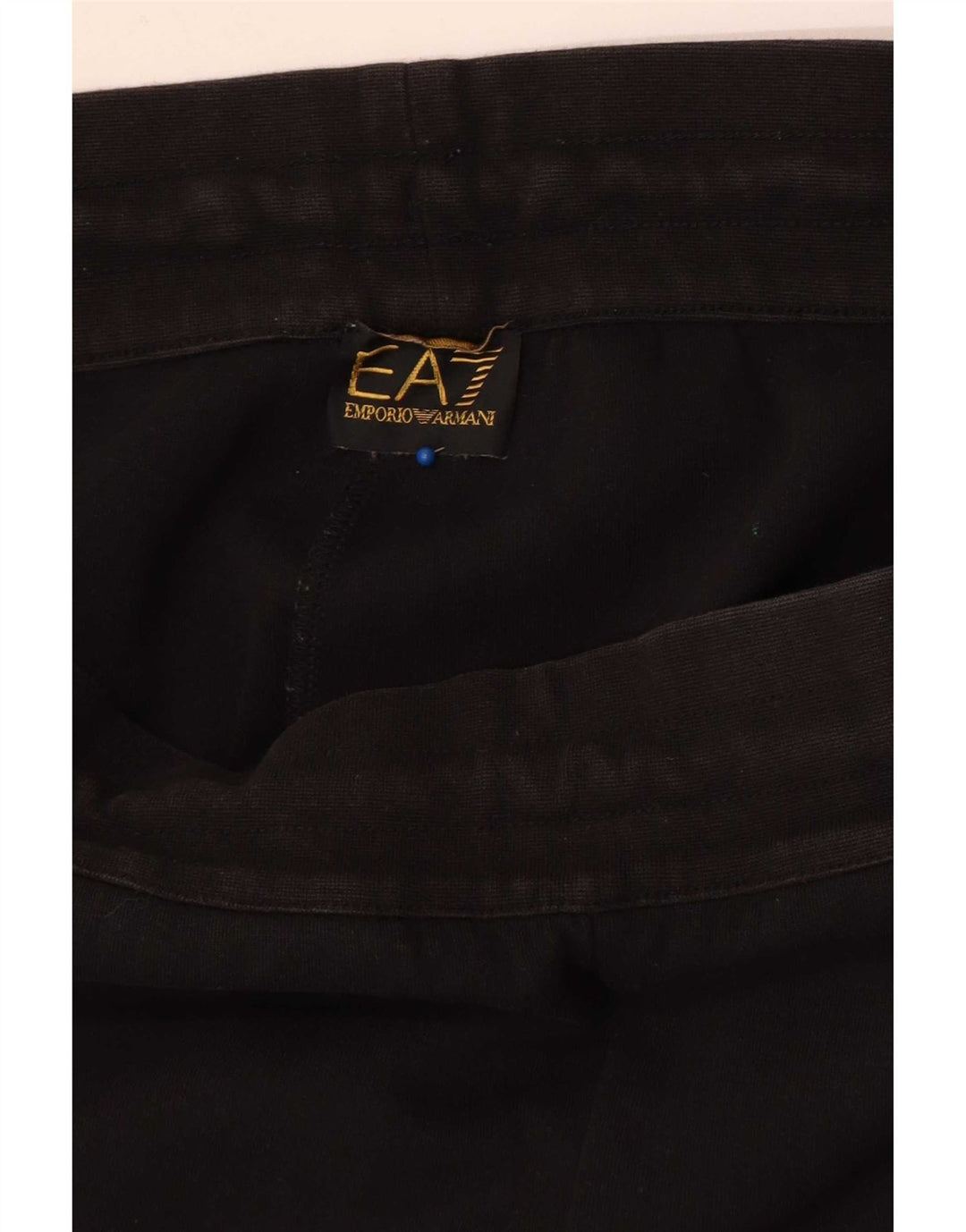Calça de treino masculina Emporio Armani Joggers médio preto