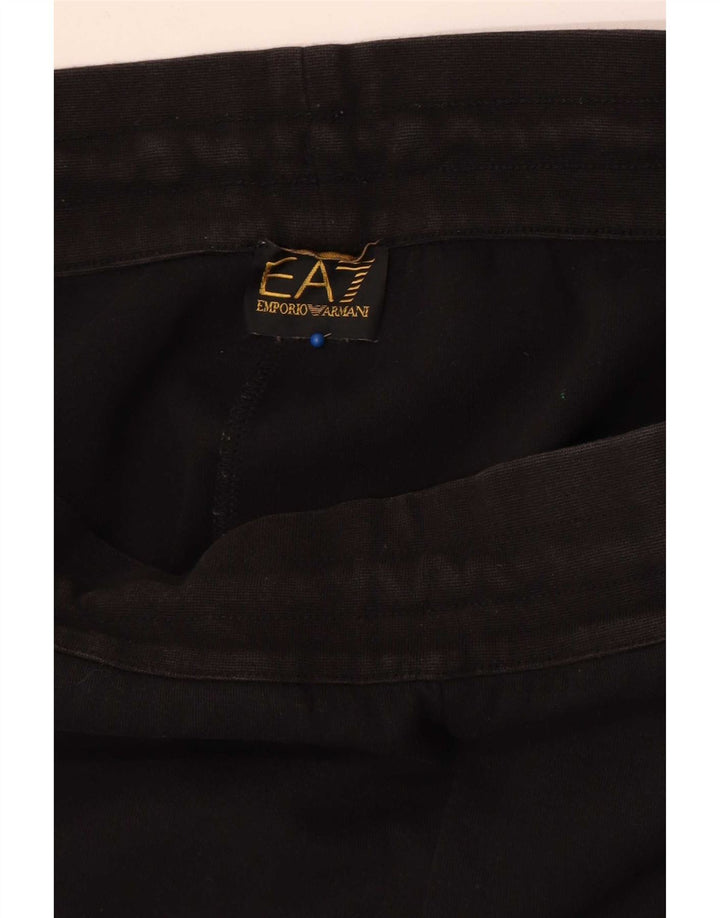Calça de treino masculina Emporio Armani Joggers médio preto