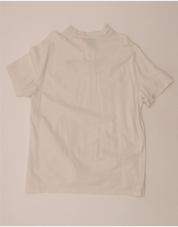 NIKE Mens Polo Shirt XL White Cotton Vintage Nike and Second-Hand Nike from Messina Hembry 