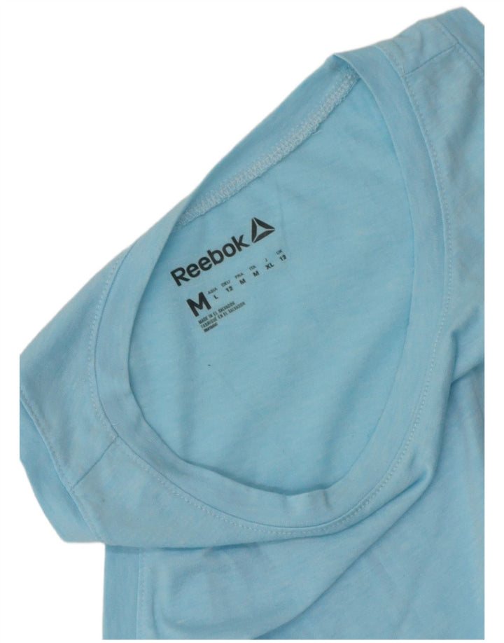 Reebok Womens Vest Top UK 12 Médio Azul
