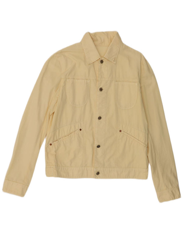 Jaqueta utilitária masculina New York Industrie UK 42 XL algodão amarelo