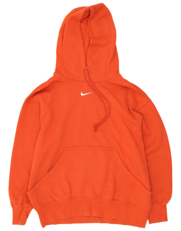 Nike Mens Loose Fit Hoodie Jumper Pequeno Algodão Vermelho