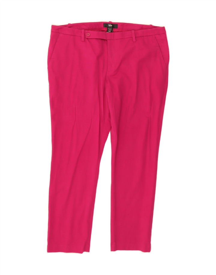 MOSSIMO Womens Slim Chino Trousers US 14 XL W38 L27 Pink Cotton Vintage Mossimo and Second-Hand Mossimo from Messina Hembry 