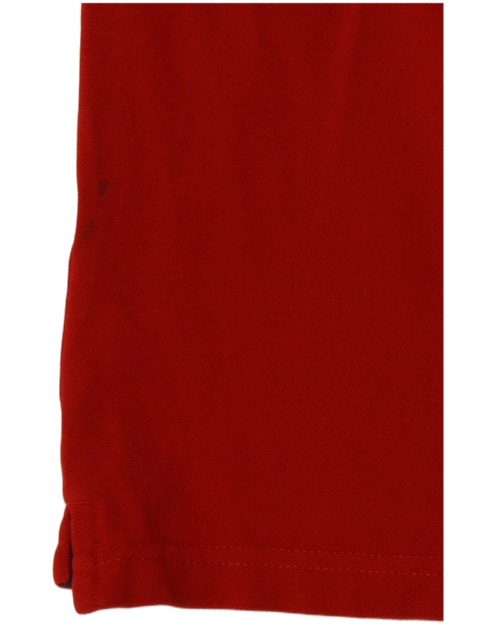 Camisa polo masculina Fila de manga comprida 2XL algodão vermelho