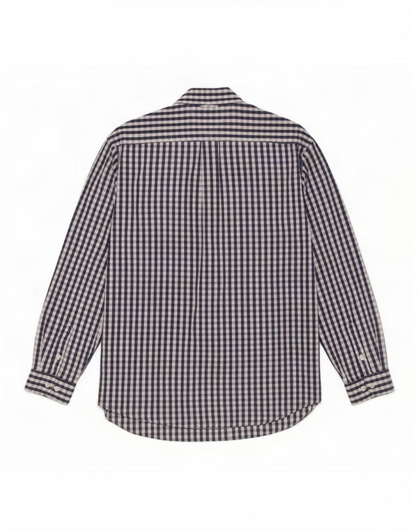 Camisa masculina Tommy Hilfiger XL azul marinho algodão guingão