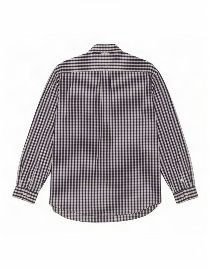 Camisa masculina Tommy Hilfiger XL azul marinho algodão guingão