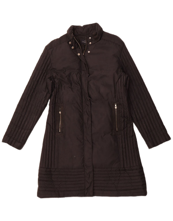 Casaco acolchoado feminino TRUSSARDI JEANS IT 48 XL preto poliamida