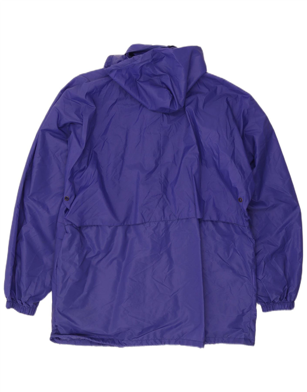 Jaqueta de chuva masculina com capuz K-Way UK 42 XL azul