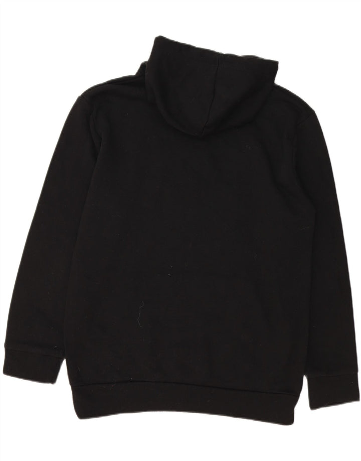 MELTIN' POT Mens Graphic Hoodie Jumper XL Black Cotton Vintage Meltin' Pot and Second-Hand Meltin' Pot from Messina Hembry 