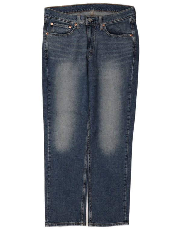 Levi's Masculino 514 Straight Jeans W32 L30 Azul Algodão