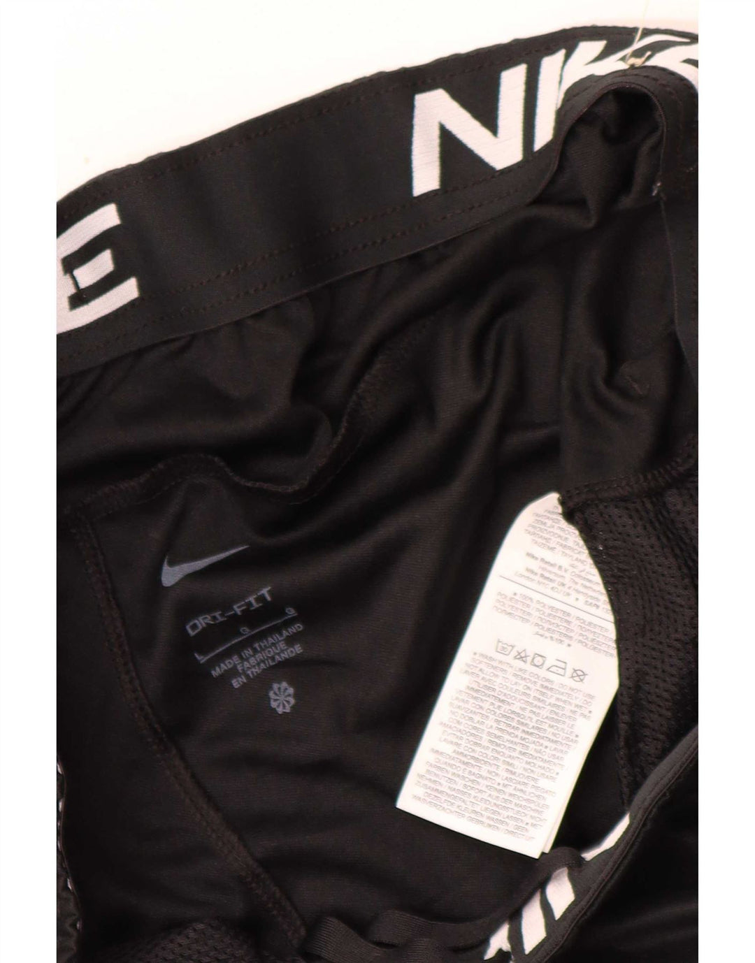 Calça de treino masculina Nike joggers grande poliéster preto