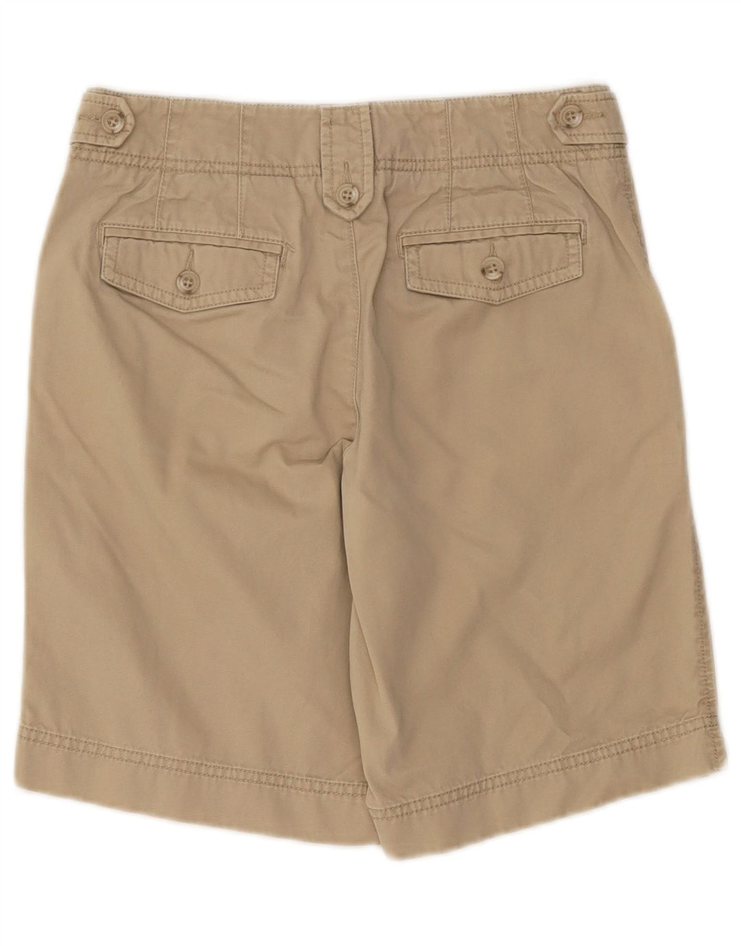 EDDIE BAUER Shorts feminino Vashon Fit Chino EUA 2 XS W25 algodão bege