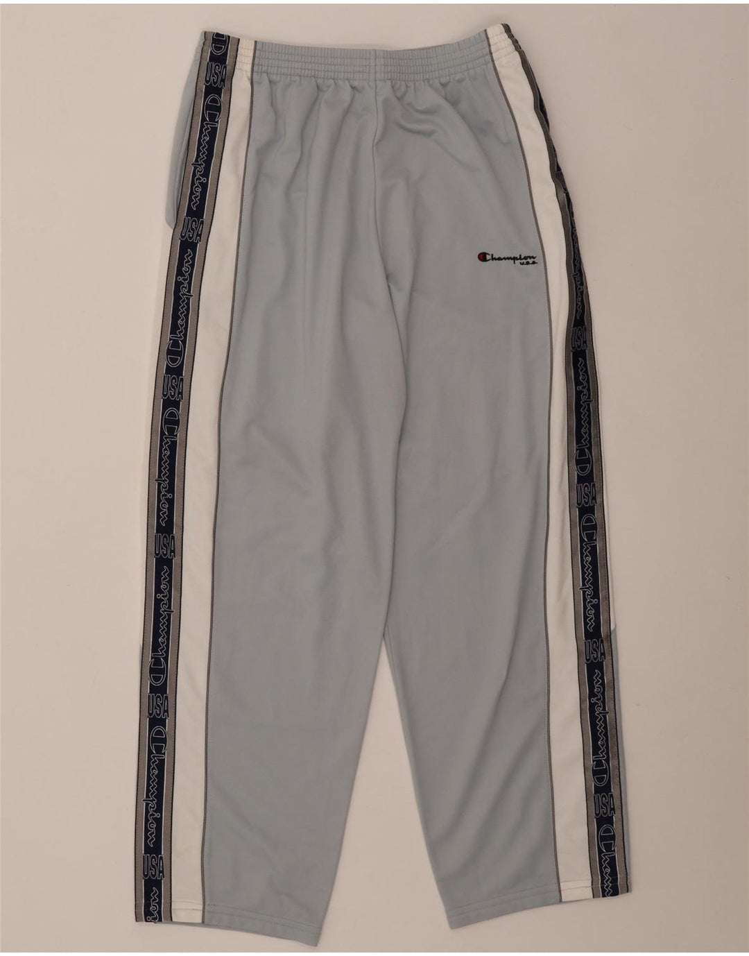 Calça esportiva masculina Champion XL azul colorblock poliéster