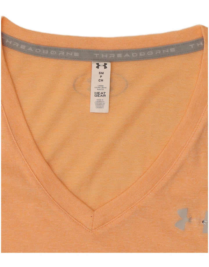 Under Armour Camiseta Feminina Top UK 12 Médio Laranja