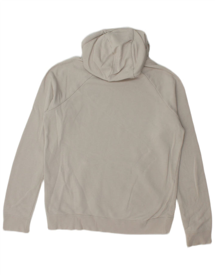 Nike Mens Hoodie Jumper Pequeno Algodão Branco