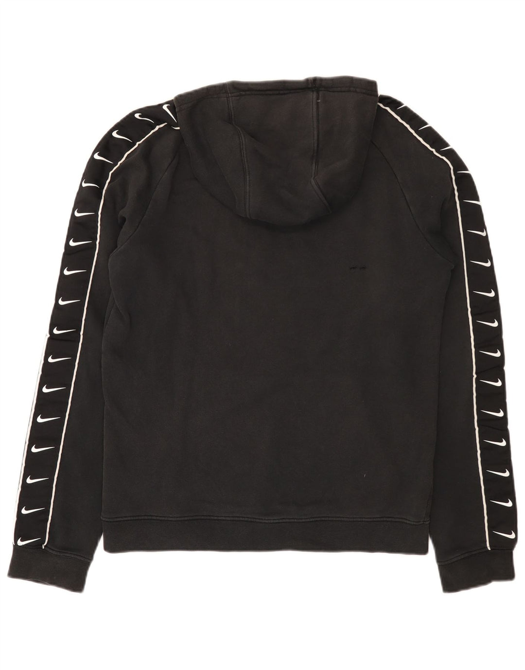 Jumper com capuz gráfico masculino Nike pequeno algodão preto